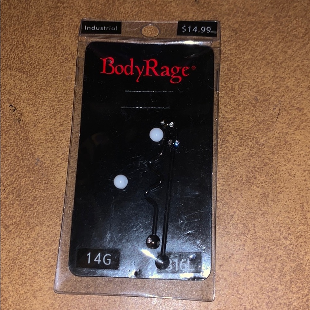 BodyRage Industrial piercing 14g